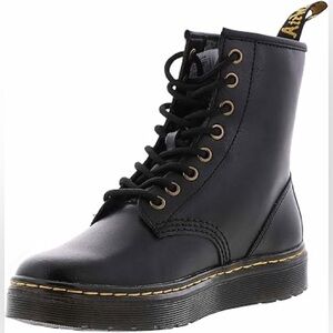 Dr Martens Zavala Combat Boot Black Size 9
